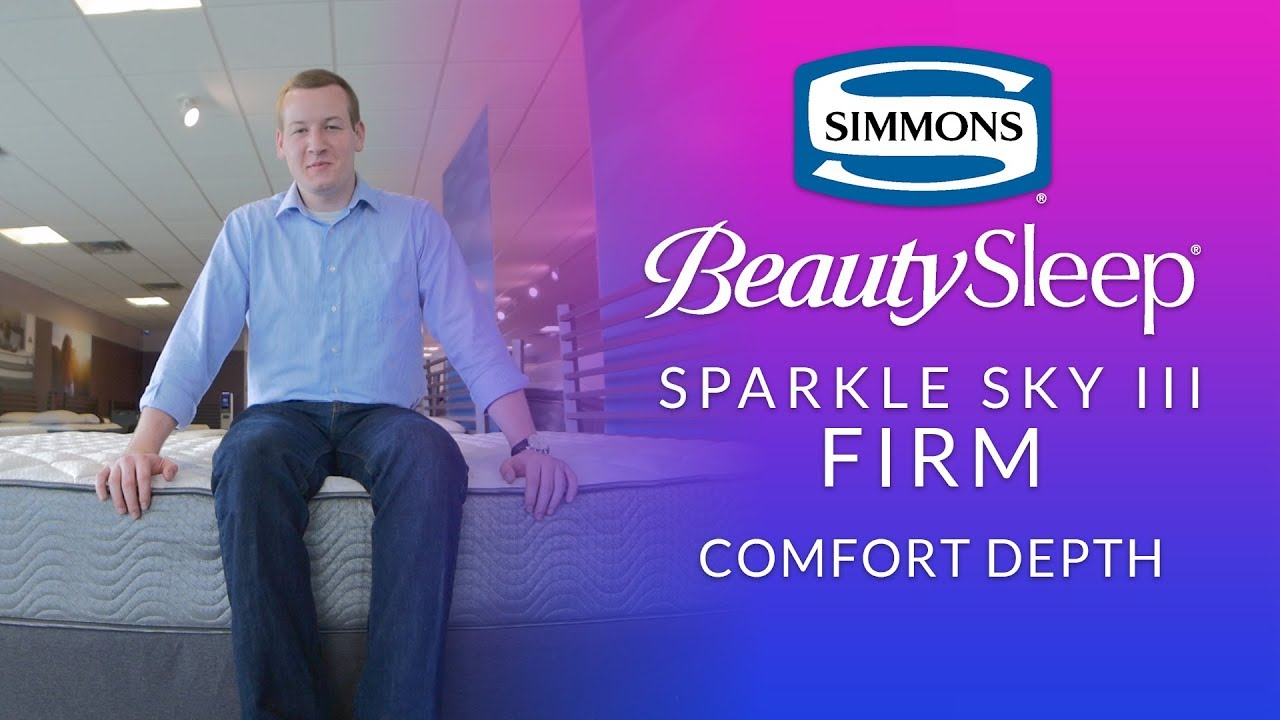 simmons beautysleep sparkle sky firm queen size mattress