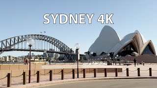 Sydney 4K HDR  Driving Downtown  Australia