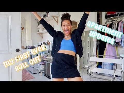 my first ever skate roll out and apartment updates vlog