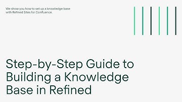 Step-by-Step Guide to Building a Knowledge Base in Refined