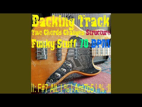 Backing Track Two Chords Changes Structure F#7 Alt. Am7b5