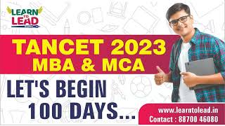 TANCET 2023 | 100 DAYS CRASH COURSE | LET'S BEGIN | COMPLETE SYLLABUS | MBA & MCA screenshot 5