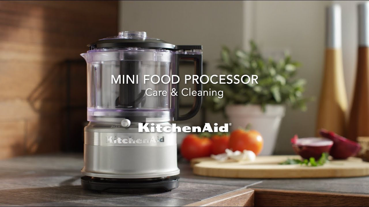 How to clean the KitchenAid® 3.5 Cup Mini Chopper - YouTube
