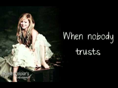 Avril Lavigne - DARLIN with LYRICS