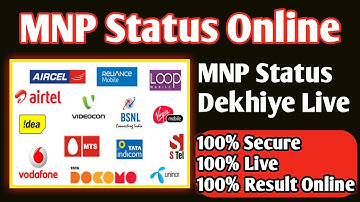 How To Check Network Porting Status From Mobile Phone