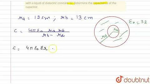 A spherical capacitor has an inner sphere of radius 12 cm and an | Class 12 Physics | Doubtnut