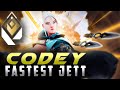 FASTEST JETT IN VALORANT | BEST OF CODEY | VALORANT MONTAGE #HIGHLIGHTS