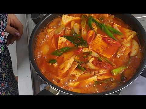 집밥🤏두부조림 맛있게 하려면 이런 방법으로 해보세요~고기 간 할때 미림이나 소주도 조금 넣어주세요^^