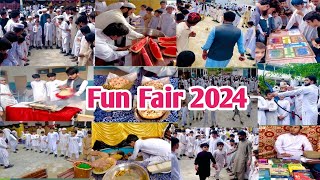 Fun fair in school || food stalls game and fun activities || fun fair at Khushal school 2024 ||