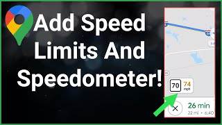 How To Add Speedometer & Speed Limits On Google Maps screenshot 2