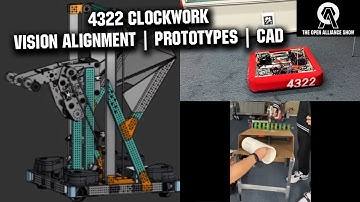4322 Clockwork | Vision Alignment | Prototypes & CAD | FRC Open Alliance Show | Reefscape