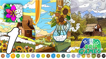 Daily Coloring - Paint by Number Gameplay #1 All Levels (Android, IOS)