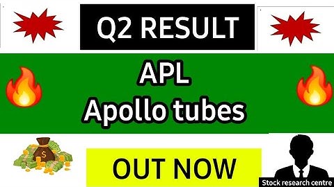 APL APOLLO TUBES Q2 RESULT - APL APOLLO TUBES share latest news - APL APOLLO TUBES share news -