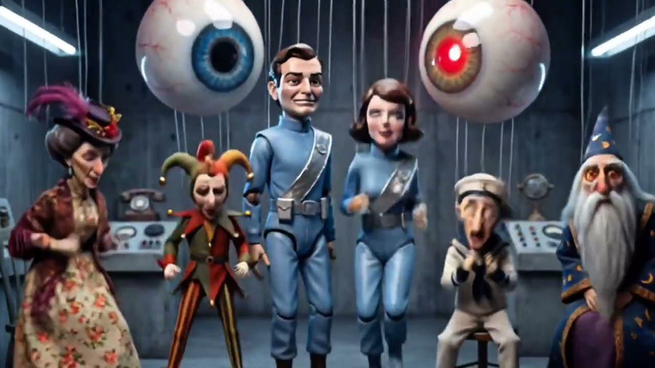 THUNDERBIRDS in 4K? 🚀 The Forbidden Marionette Meltdown | Digital Puppetmaster Exhibit