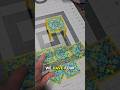 3D printed tesseract with holographic inception finish and a dragon con inspired stained glass print