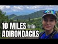 10 Mile Hiking Vlog in the Adirondacks