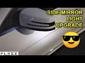 BRIGHT WHITE light upgrade on side mirror puddle lights Mercedes C300 W204