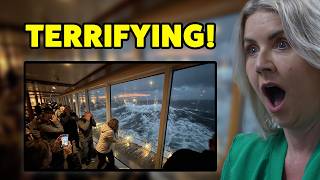 BRITS React to The Most Terrifying Cruise Ship Videos Ever Captured!