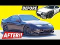 Building a Nissan 300zx in 10  Minutes!! *AMAZING TRANSFORMATION*