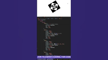 CSS Square Hypnosis Rotate Effect | Stunning Animation in HTML & CSS