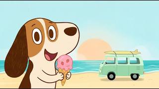Otto's Beach Day 🏖️ Calm Cartoon for Babies & Toddlers | Gentle Music, No Words screenshot 4