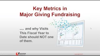 Key Metrics in Major Giving Fundraising