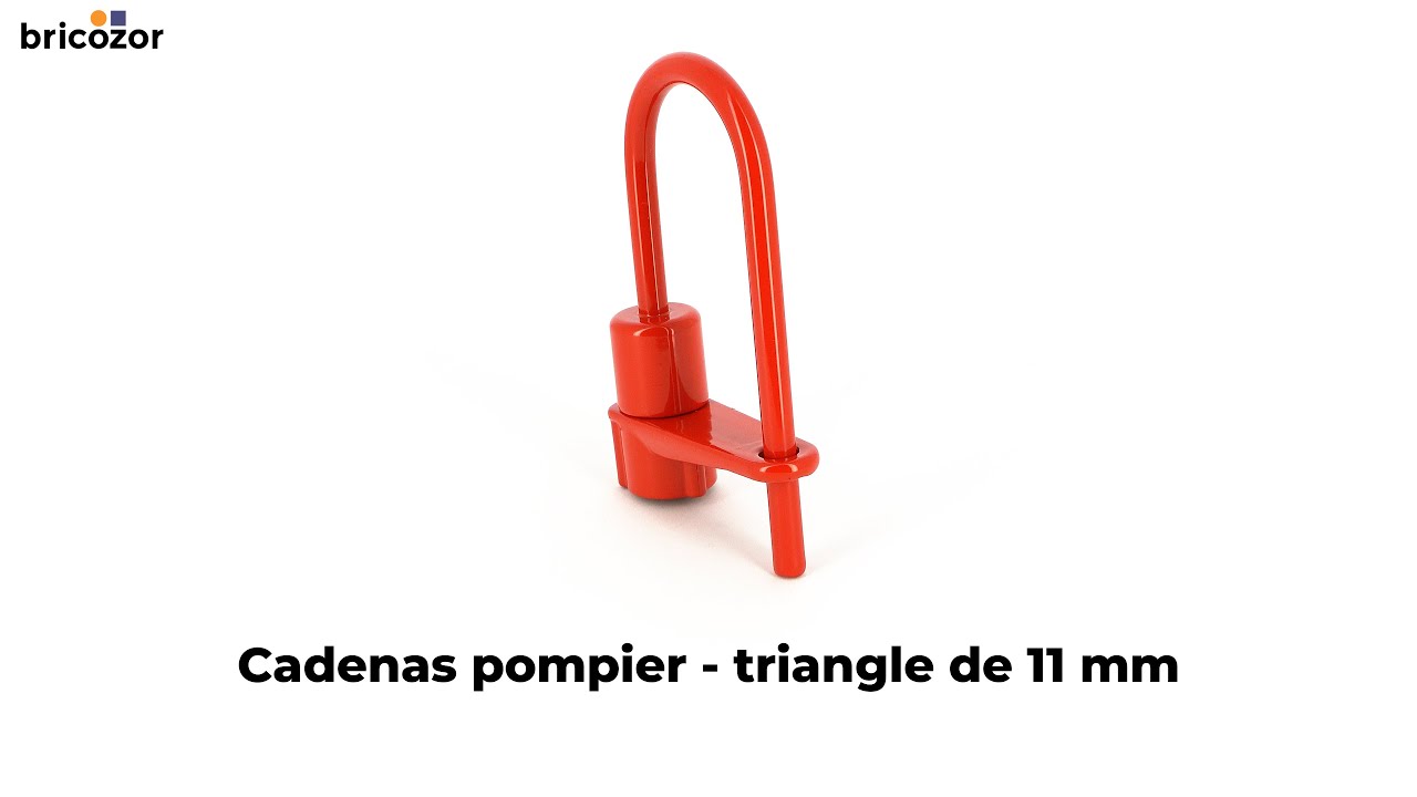 VIDÉO 360° - Cadenas pompier - triangle de 11 mm COUILLET