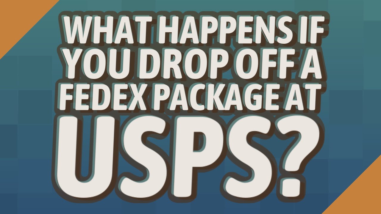 Can You Drop Off Usps At Ups