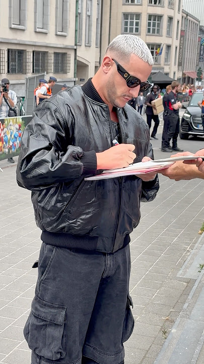 DJ Snake at the Global Premiere of Smurfs The Movie in Brussels 2025