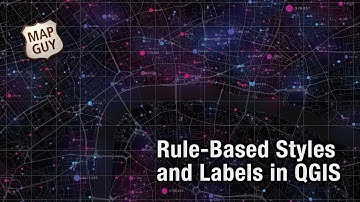 Using rule-based styles and labels in QGIS