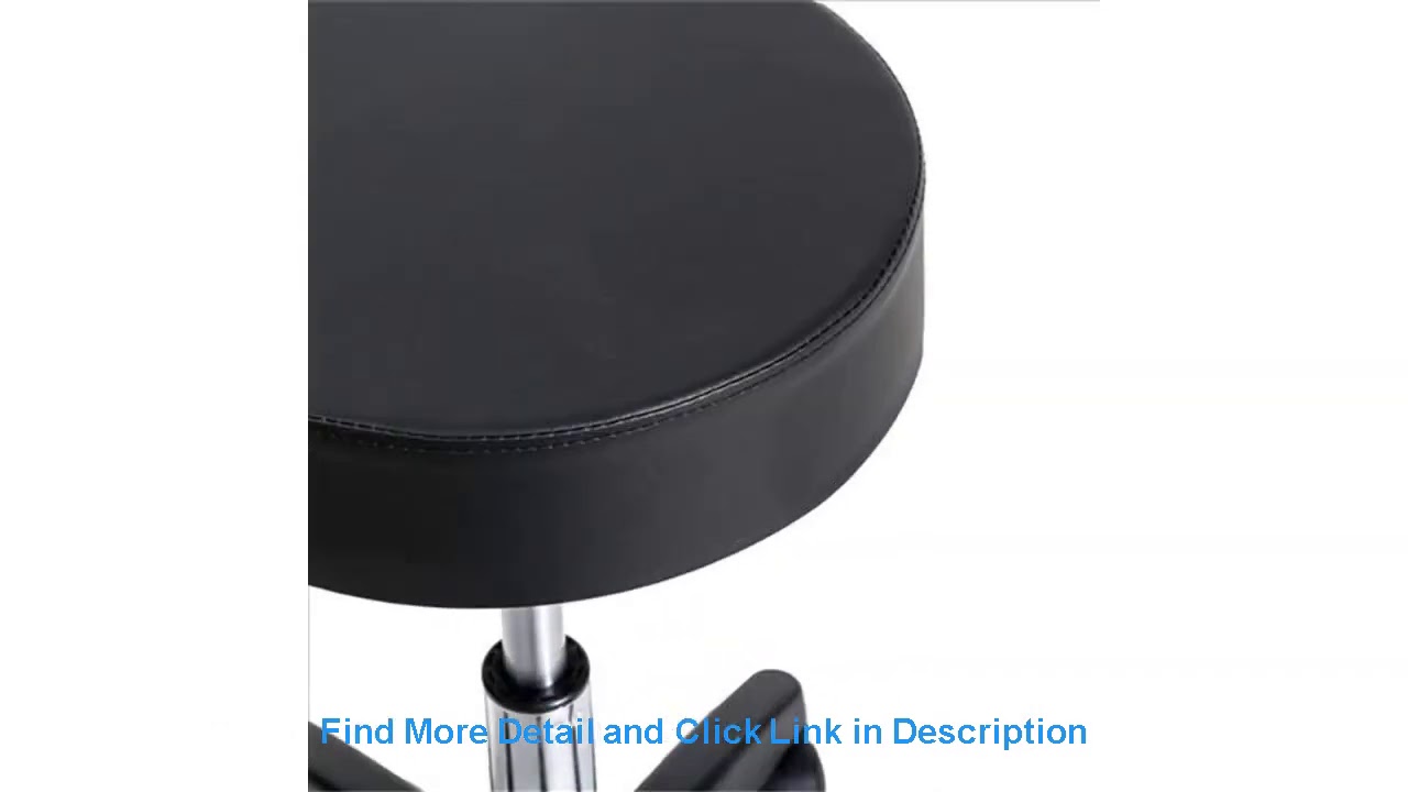 Review Round Stool Plastic Arch Feet Rotation Bar Stool Black