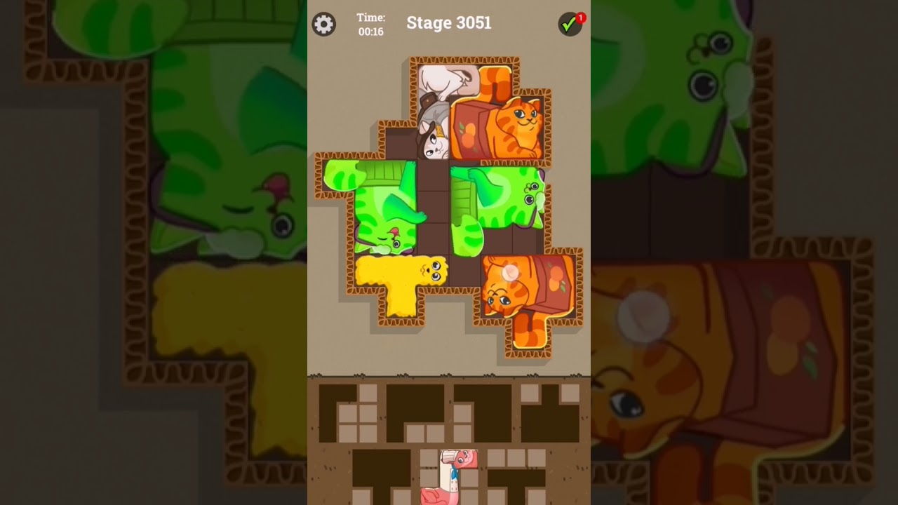 just relax and enjoy gaming block puzzle cat game 3051 #viral