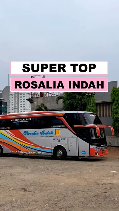 MEWAH!!! Bus Rosalia Indah Jakarta Solo kelas SUPERTOP