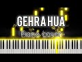 Gehra Hua piano cover | perfect piano, piano tutorial #viral#piano#perfectpiano#trend #aa23 