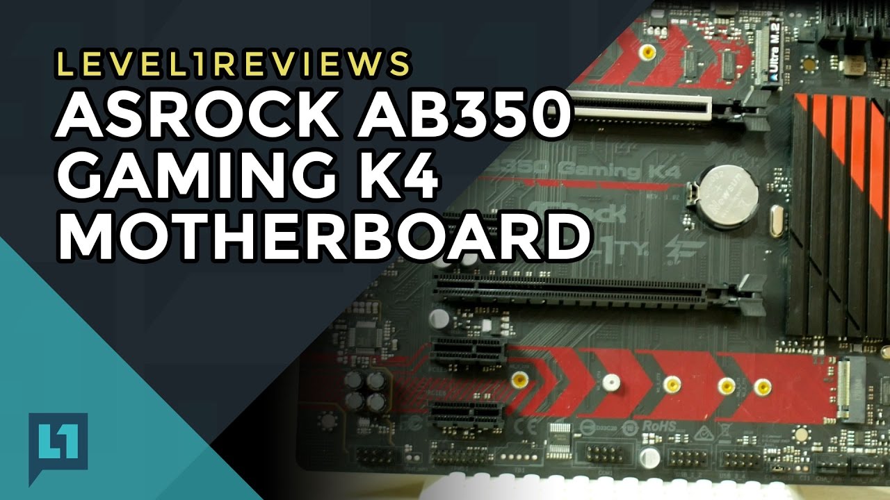 Asrock Ab350 Gaming K4 Motherboard Review Linux Test Youtube