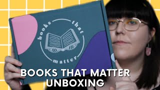 BOOKS THAT MATTER UNBOXING