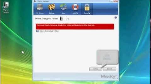 OT4 Delete Encrypted Folder Windows Vista