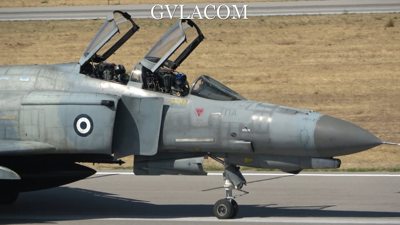 HAF F-4E Phantom Display at Athens Flying Week 2025