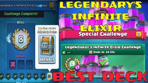 CLASH ROYALE : Best Deck for LEGENDARAY