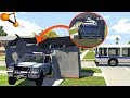 СКВОЗЬ Здание НА МАШИНЕ - BeamNg Drive