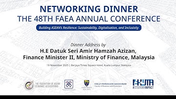 48th FAEA ANNUAL CONFERENCE | MINISTER | 19th & 20th NOV 2025 | KUALA LUMPUR