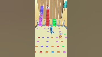 Bridge Race level 266 walkthrough solution|Gameplay||AloneGamestips|#shorts #BridgeRace #tags      