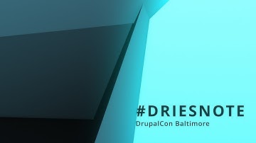 DrupalCon Baltimore 2017: Keynote