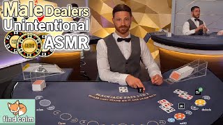 Unintentional ASMR 🤵🏼 2h MALE Casino Dealer Compilation (Blackjack, Poker, Shuffling & Mumbling) screenshot 5