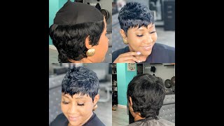 27 PIECE PIXIE CUT/QUICK WEAVE  PIXIE