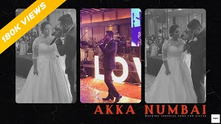 Video thumbnail of "Akka Nubai (අක්කා නුඹයි) | Lakindu Perera | A wedding surprise song for Akka ( Original Song )"