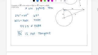 Geo C39 Parts of Circles and Tangents