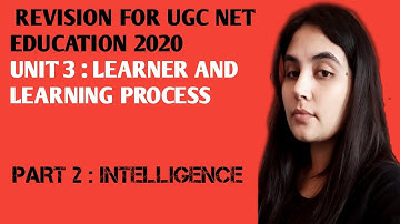 REVISION FOR NTA UGC NET/JRF  EDUCATION(PAPER2) 2020/2021. UNIT 3 PART 2.| PYQ
