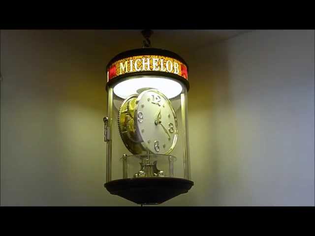 Vintage Michelob Animated Clock Motion Beer Sign - YouTube