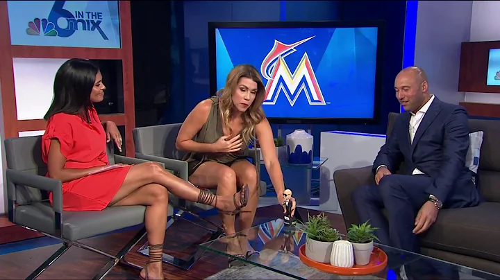 Girls Play Pepper With Marlins CEO Derek Jeter